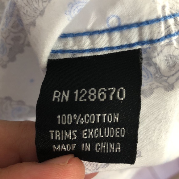 Cowboy Hardware Men's White Shirt Sz. XL - Picture 6 of 9